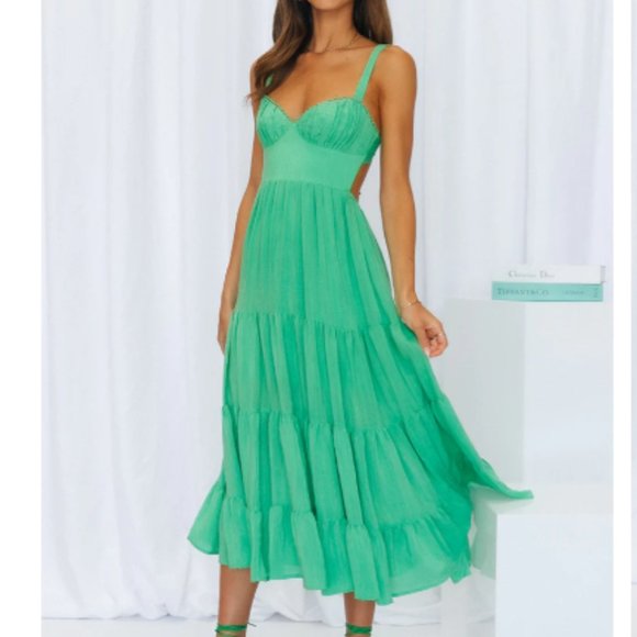 Hello Molly Freshly Brewed Midi Dress - Picture 1 of 2